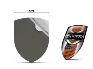 Toyota Self Adhesive Label Pro Max Lasting Stylish Design